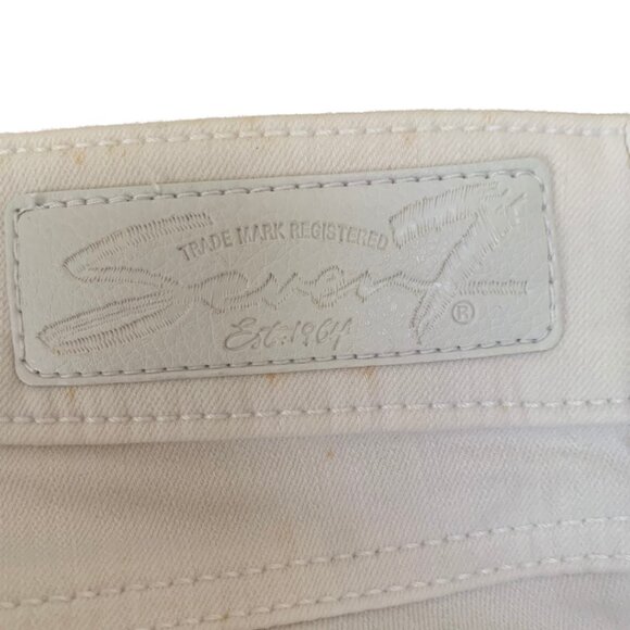 Seven7 Jeans White Skinny Capris for Women Size 8 - Picture 7 of 10